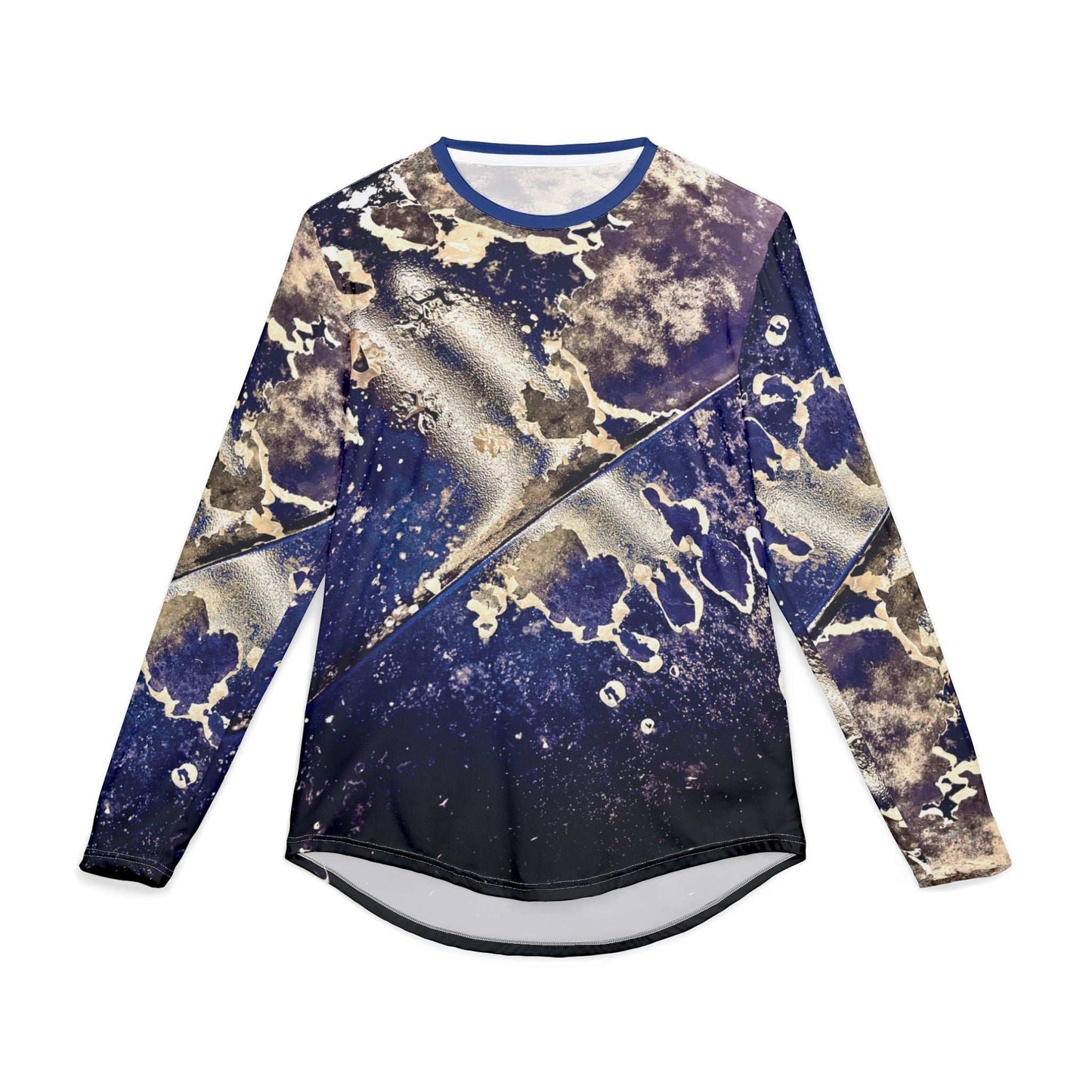 broken blue long sleeve