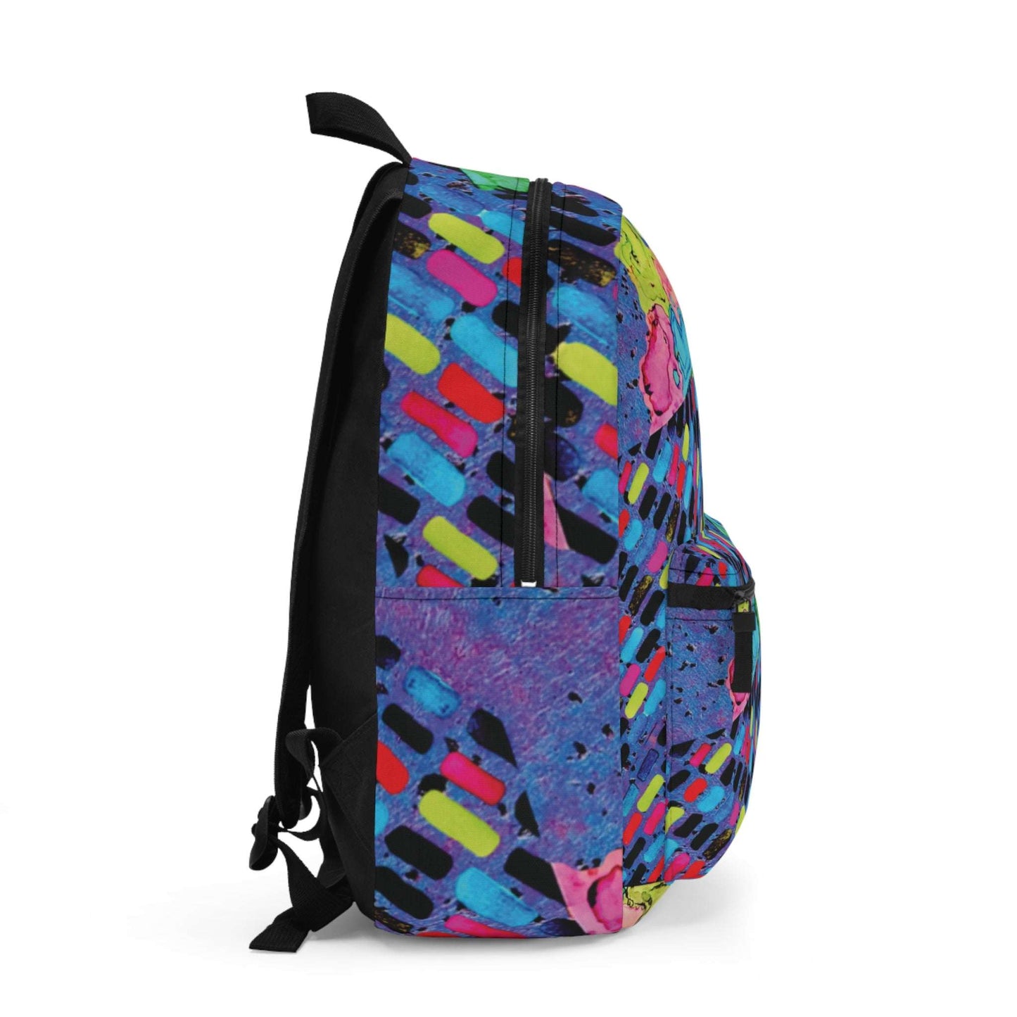 painted retro back pack
