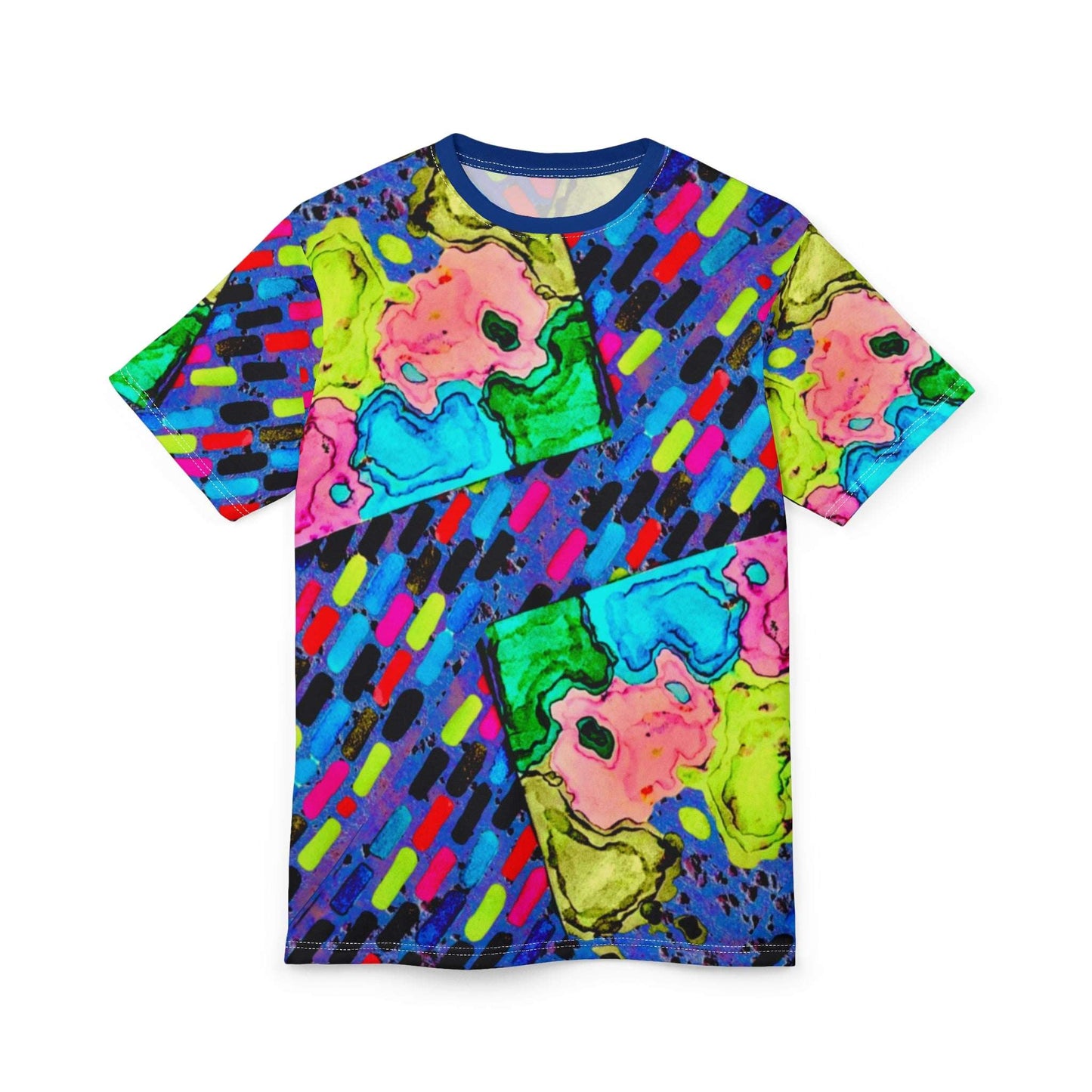 Painted Retro – Vintage-Inspired Abstract Tee