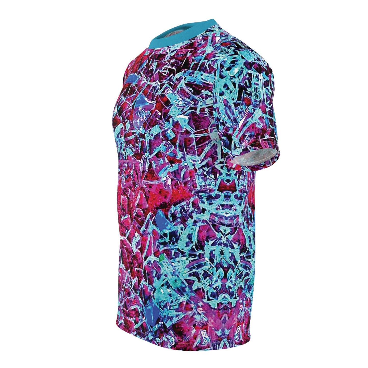 Shattered Dream – Bold Abstract Glass Pattern Tee