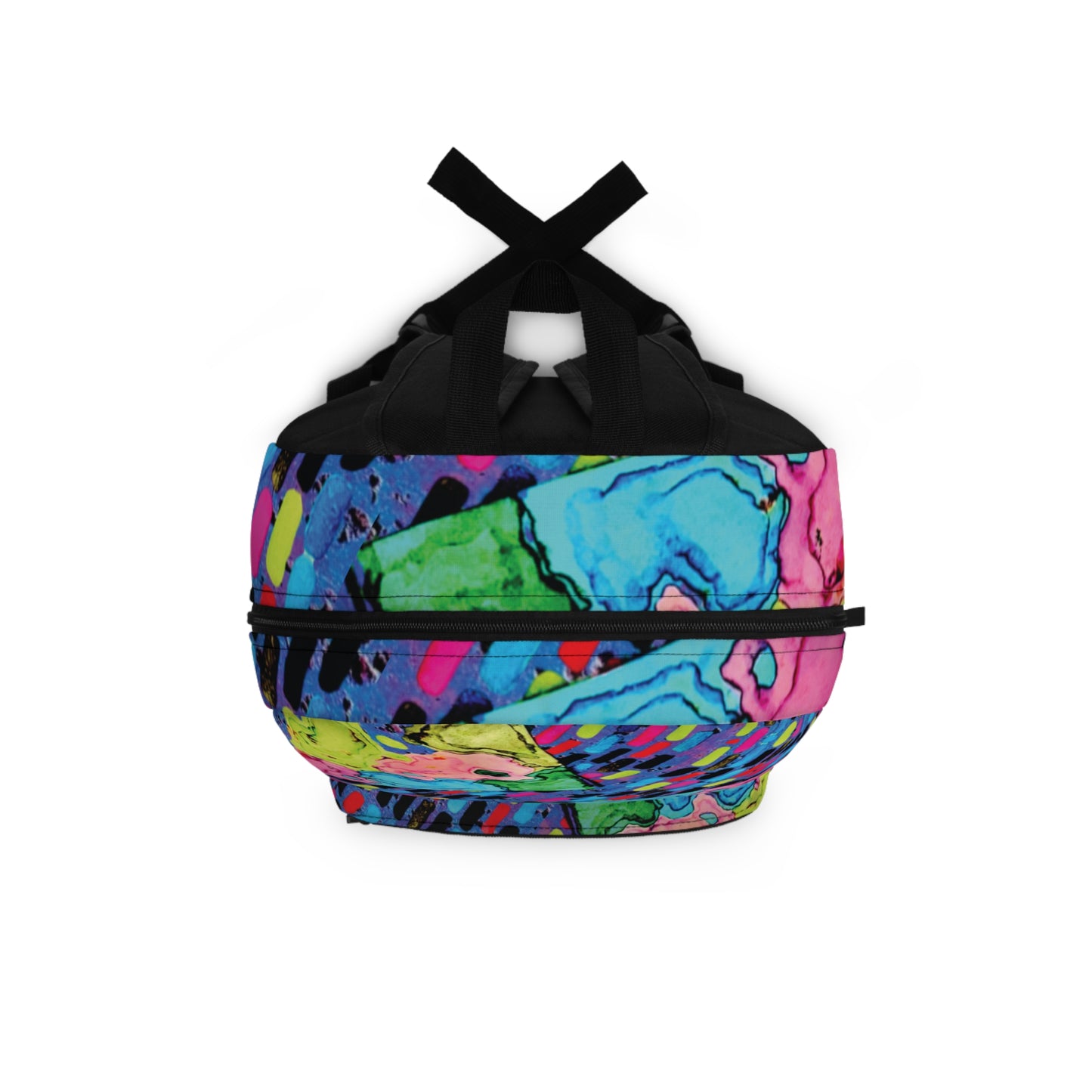 painted retro back pack