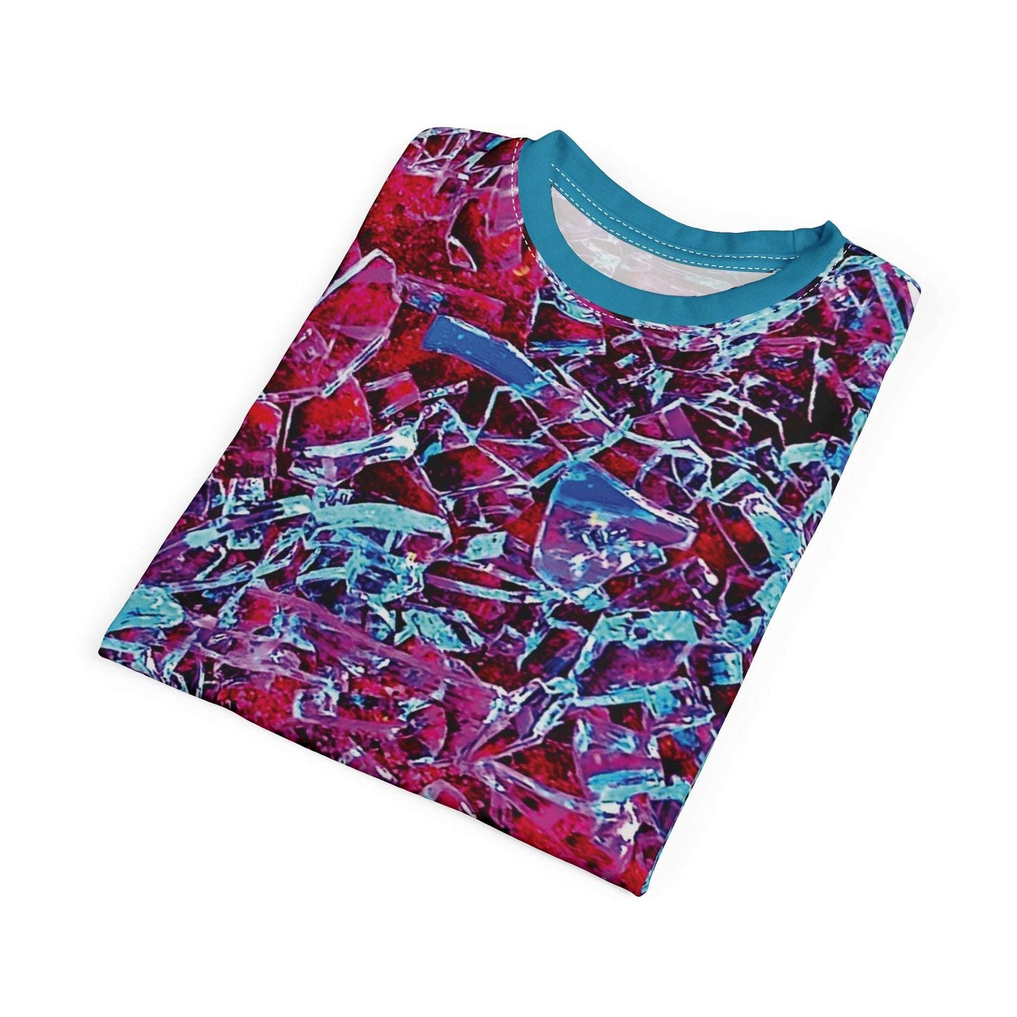 Shattered Dream – Bold Abstract Glass Pattern Tee