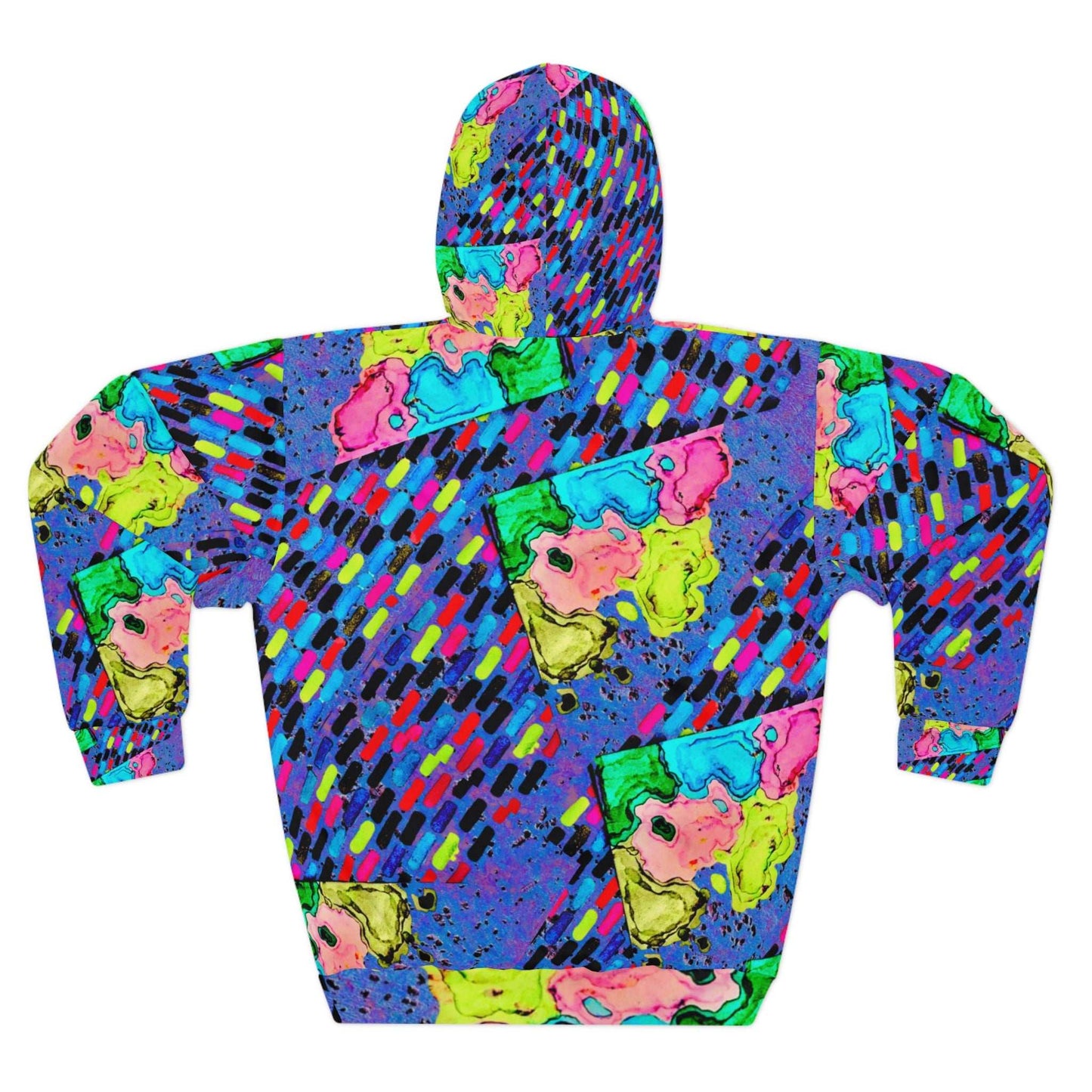 painted retro hoodie