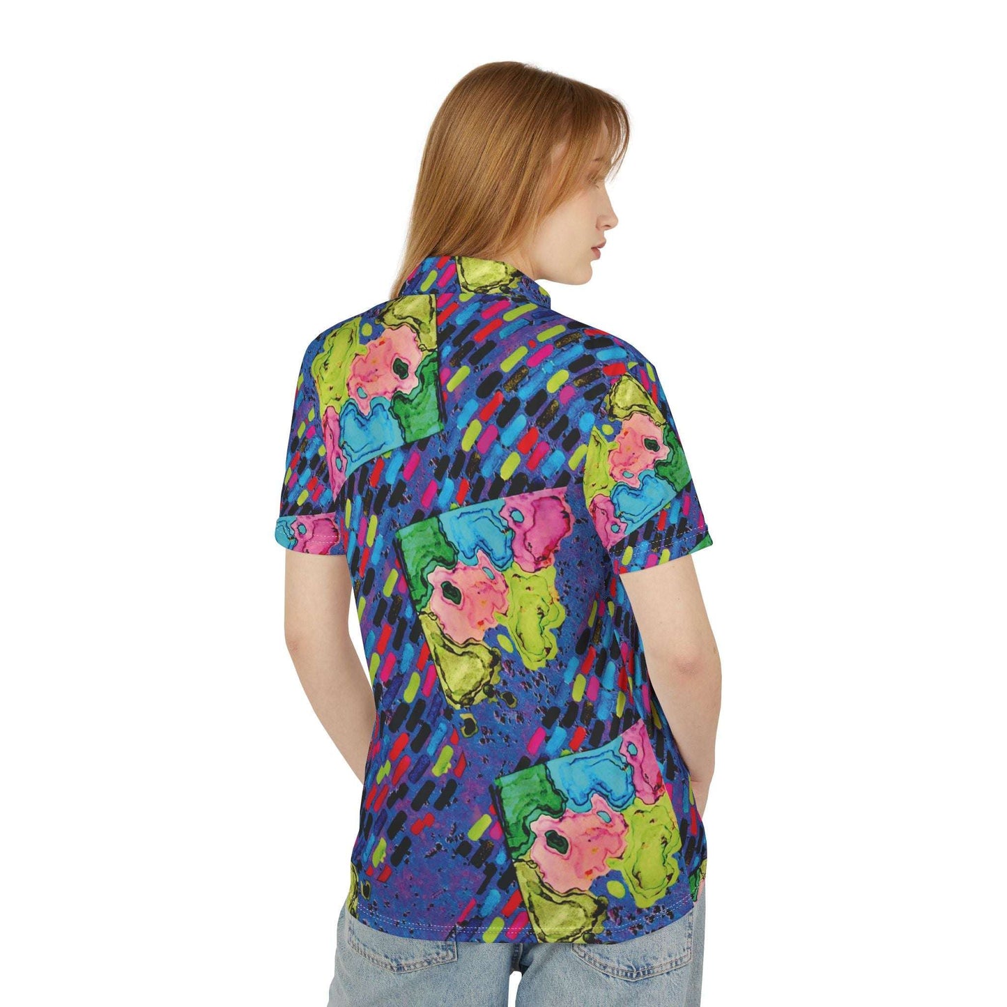painted retro collared shirt