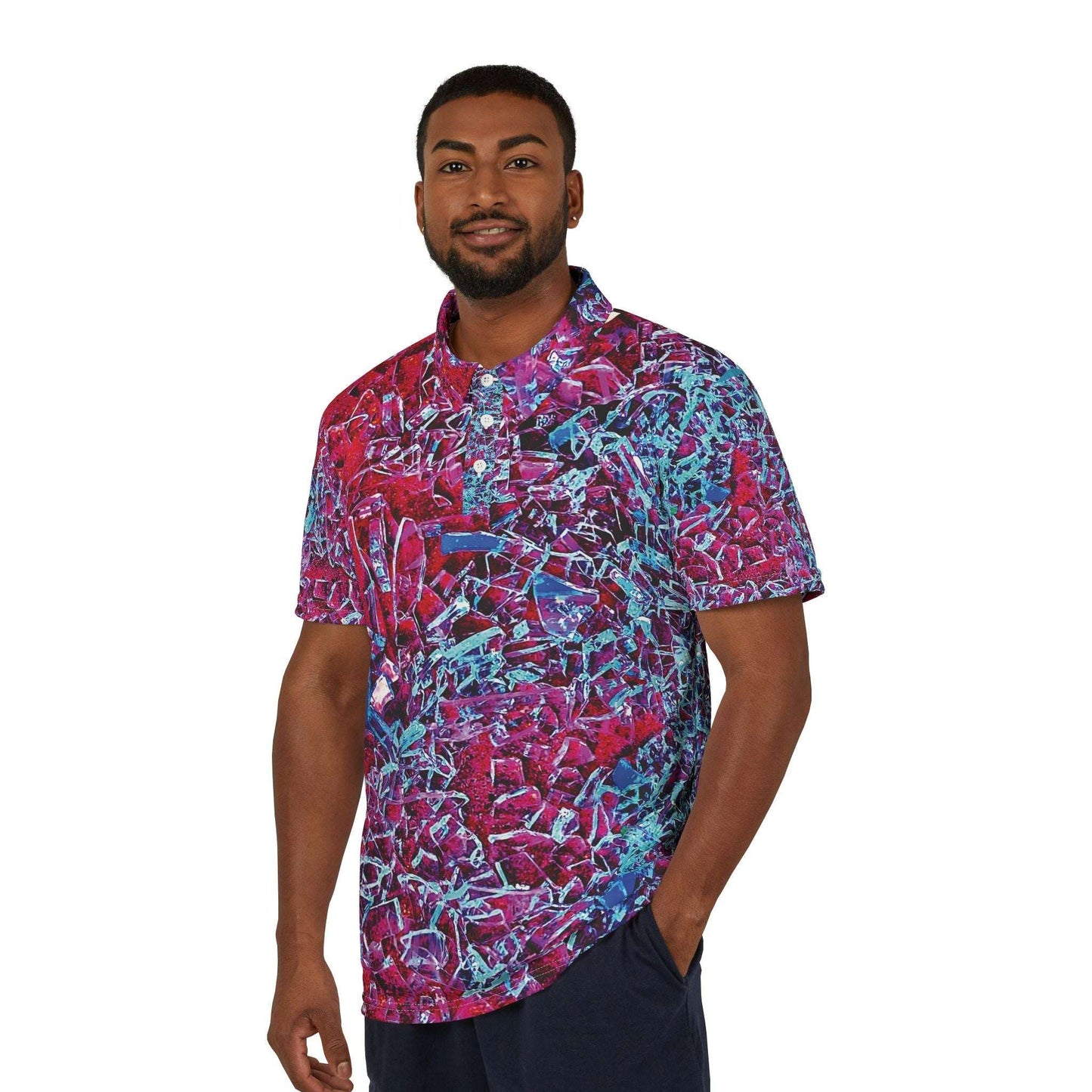 shattered dream collared tee