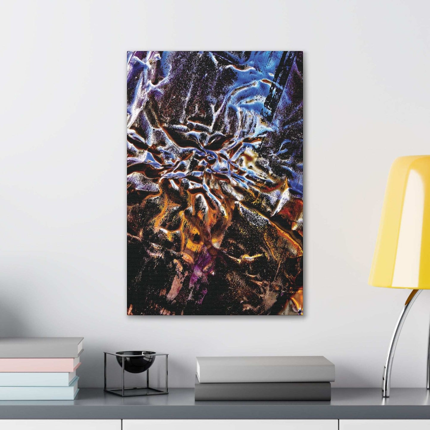 Molten on canvas