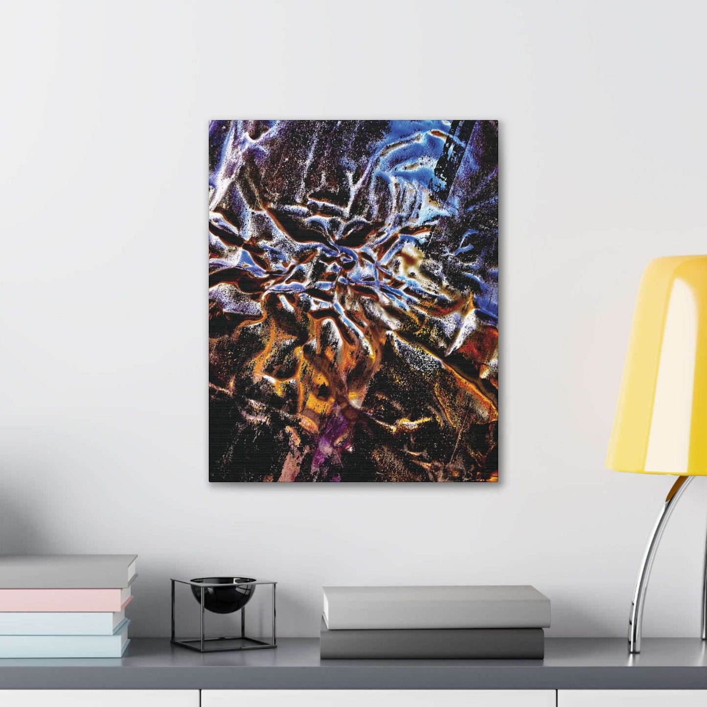 Molten on canvas