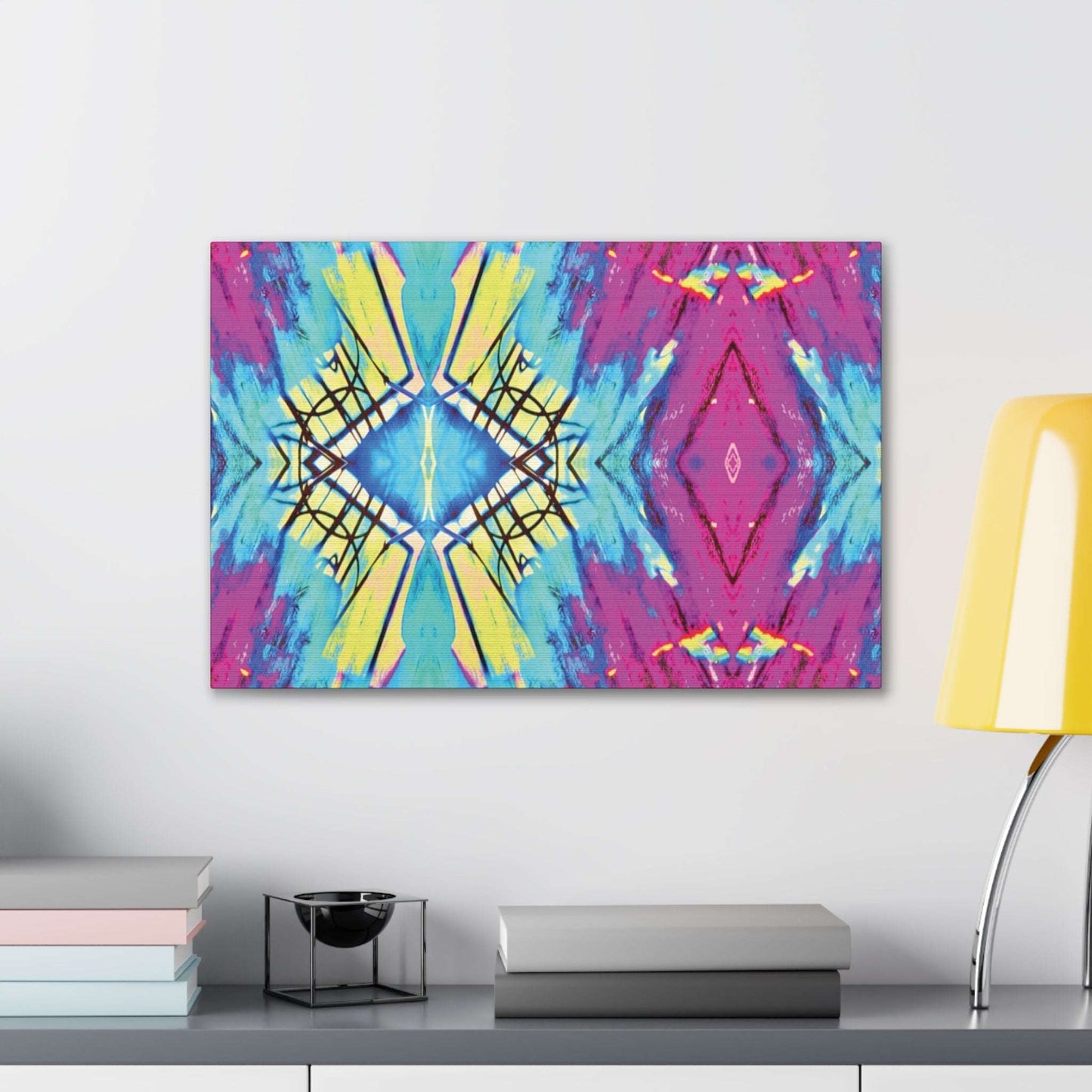 Rainbow lining canvas