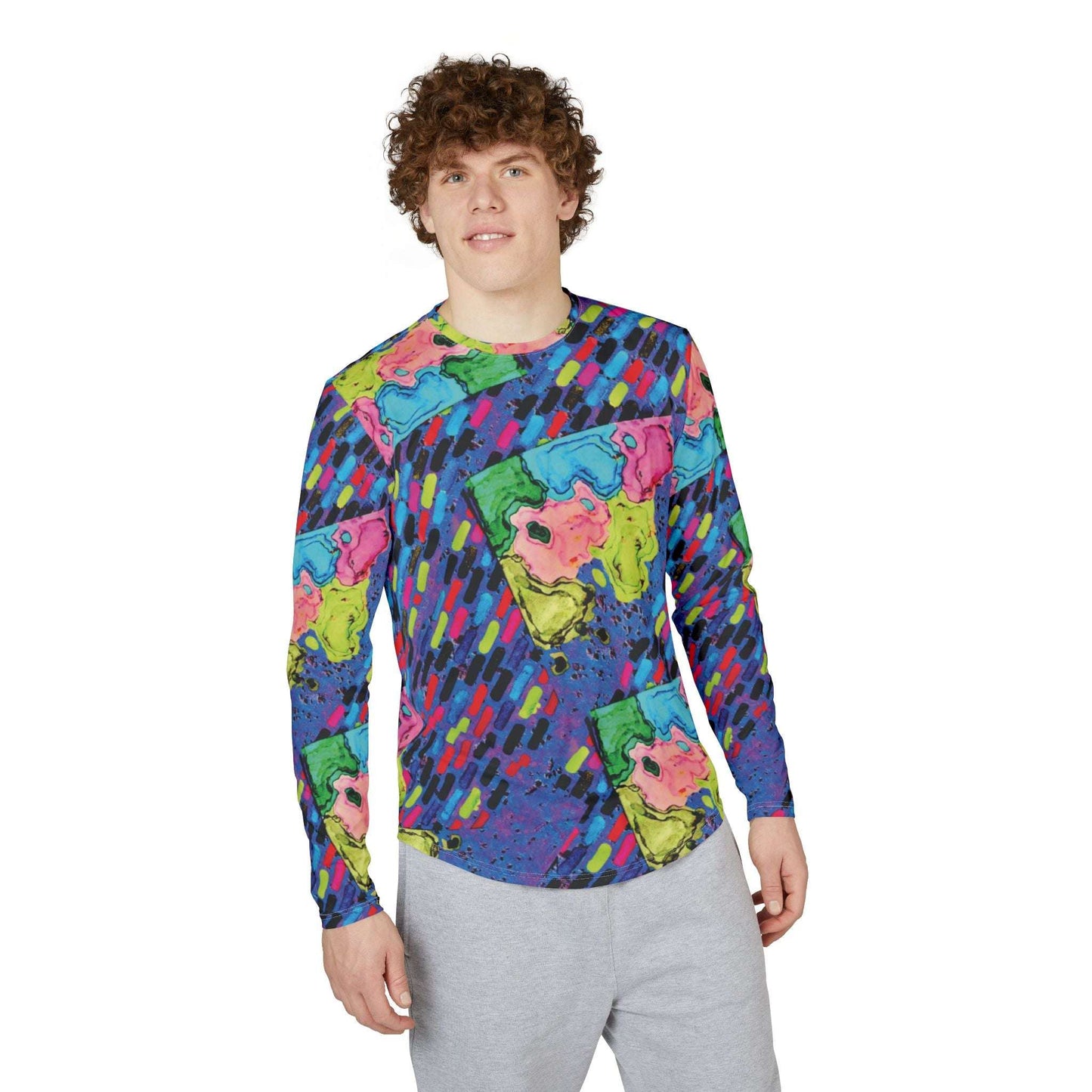 painted retro long sleeve