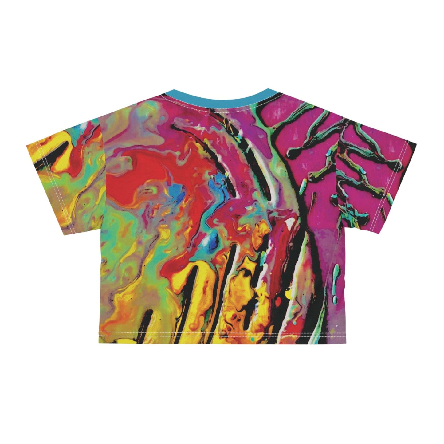 Spilled Over crop tee