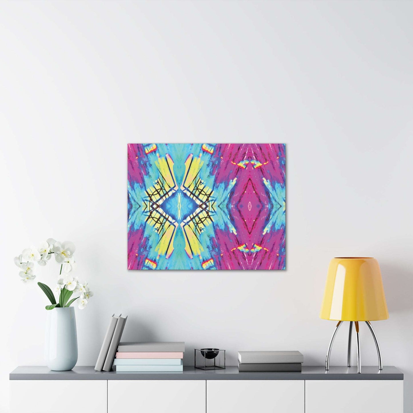 Rainbow lining canvas