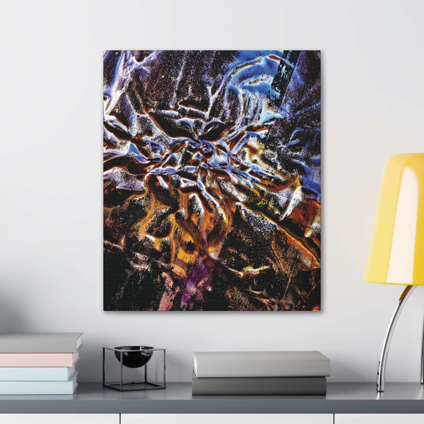 Molten on canvas