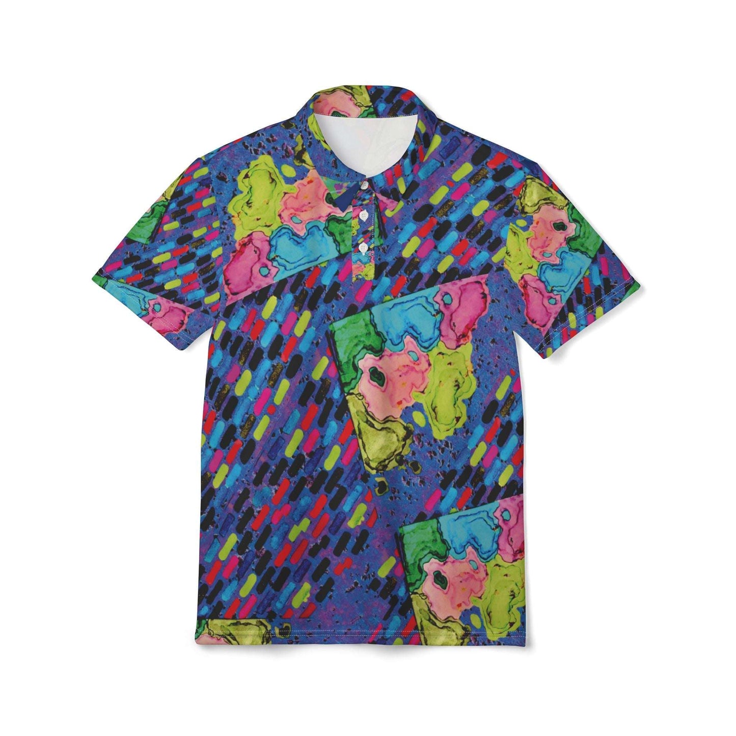painted retro collared shirt