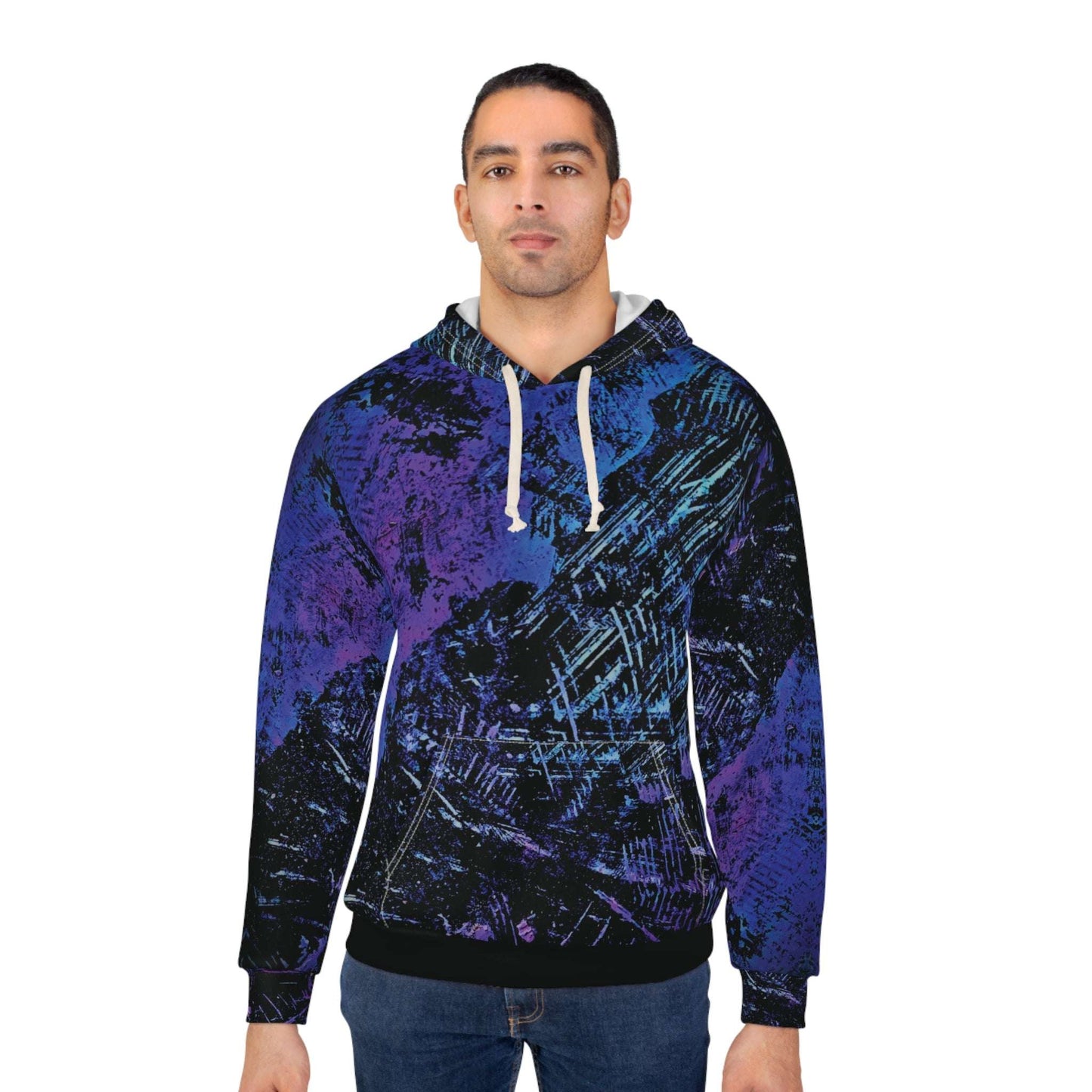 blue buried hoodie