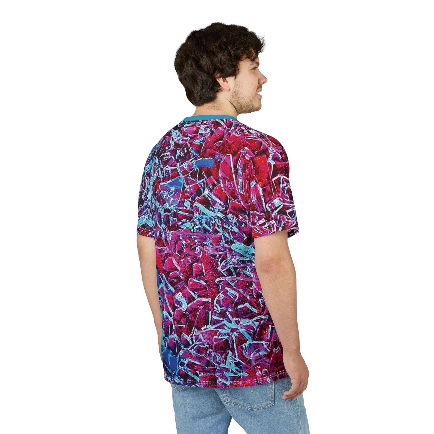 Shattered Dream – Bold Abstract Glass Pattern Tee