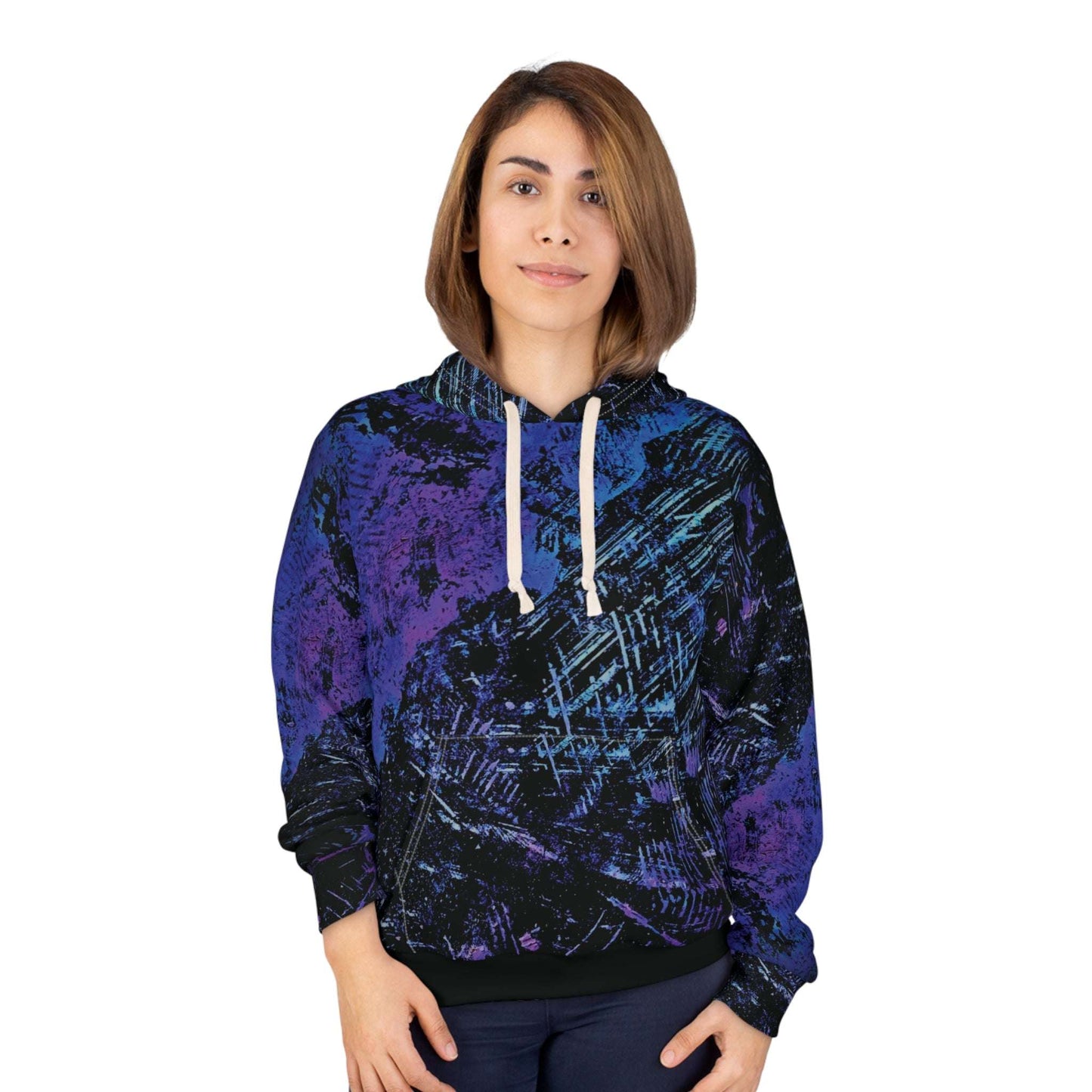 blue buried hoodie