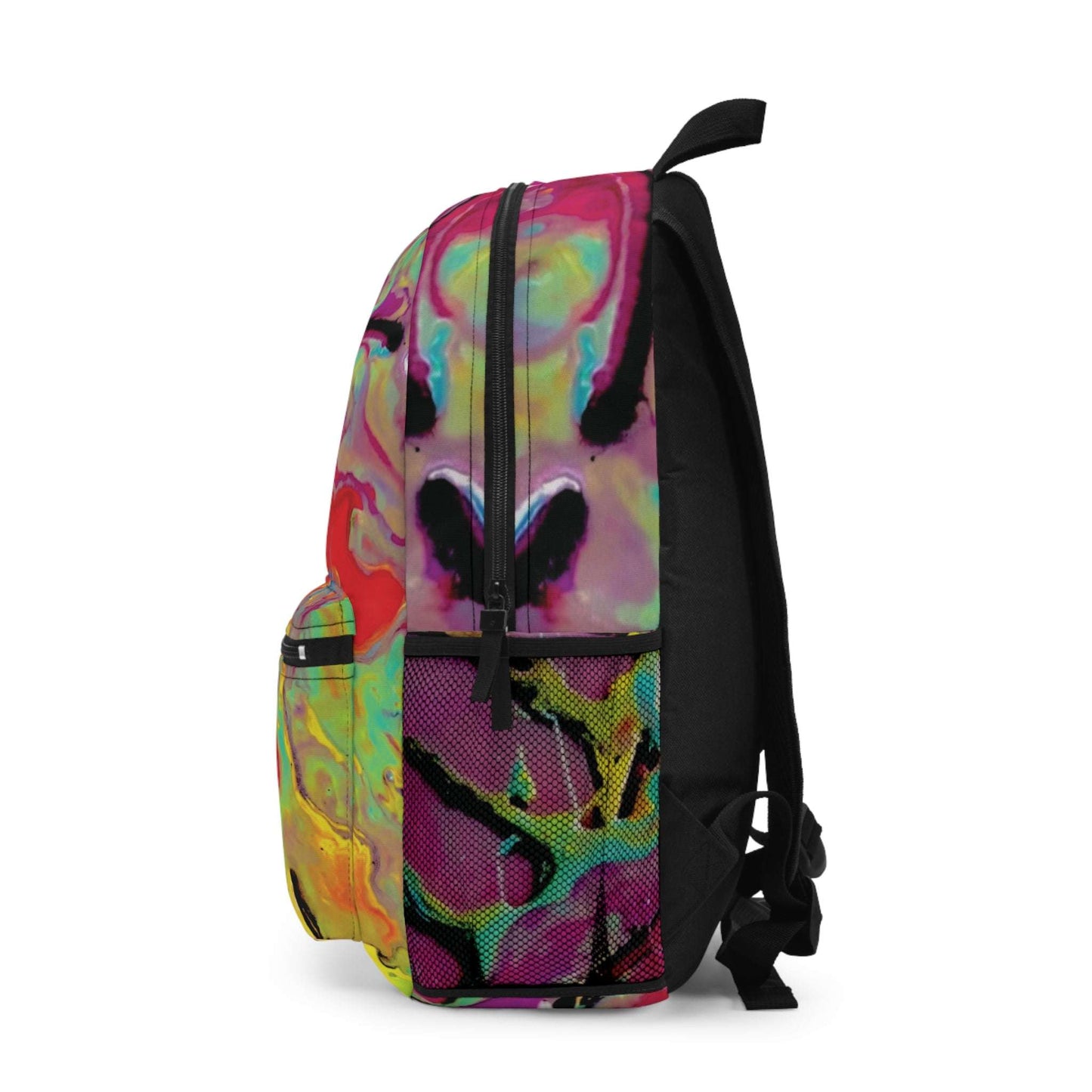 spilled over back pack