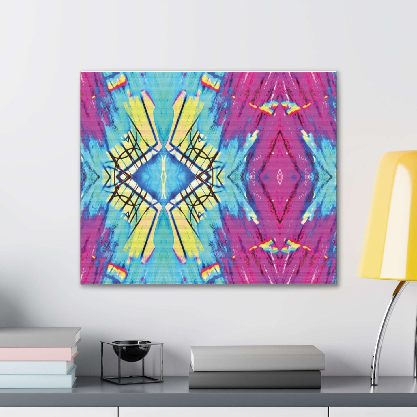 Rainbow lining canvas
