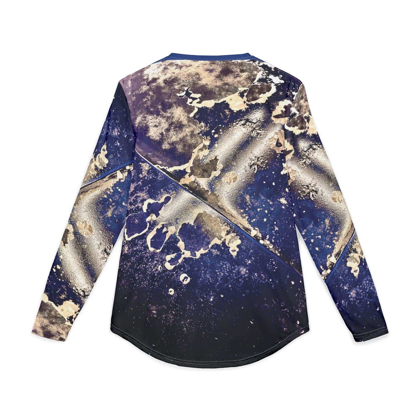 broken blue long sleeve