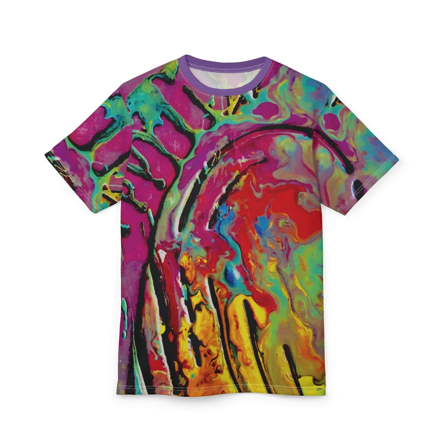 spilled over t-shirt