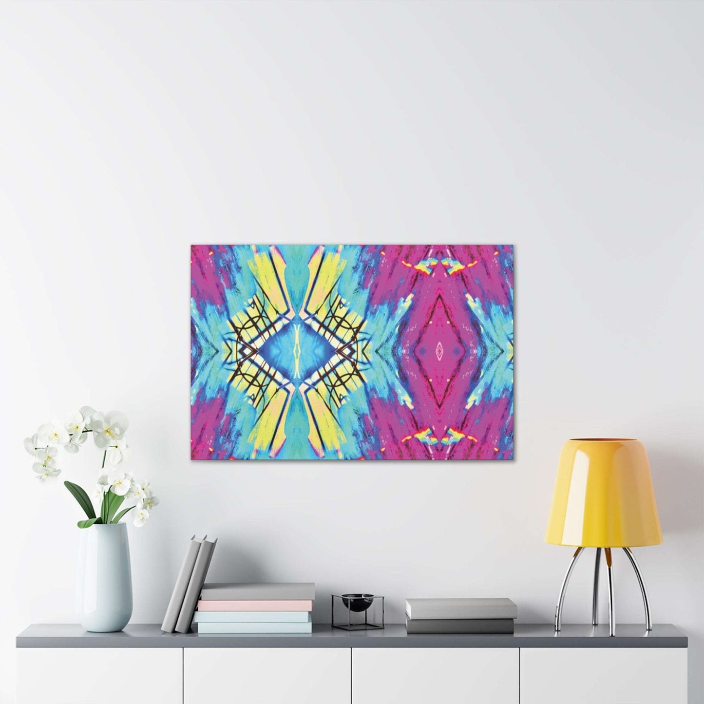 Rainbow lining canvas