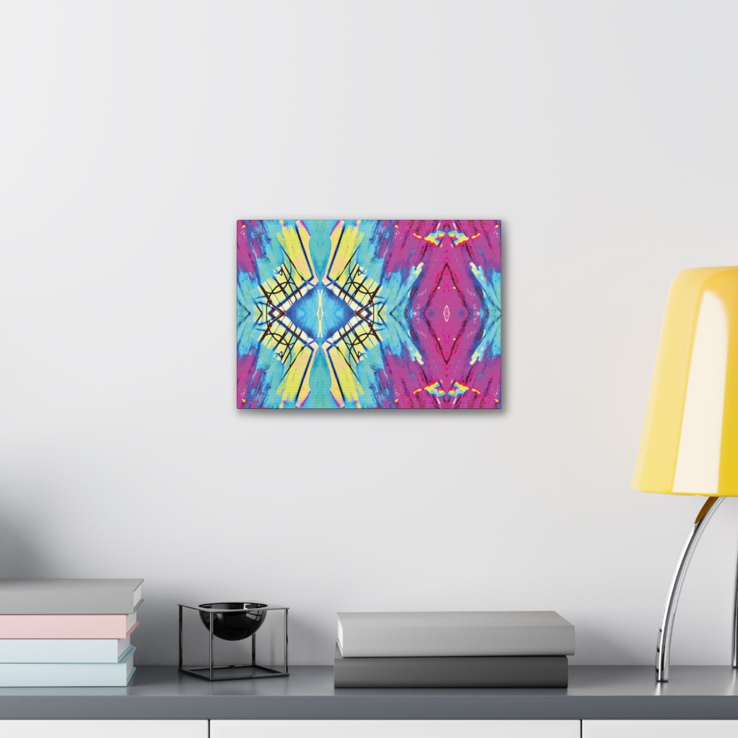 Rainbow lining canvas