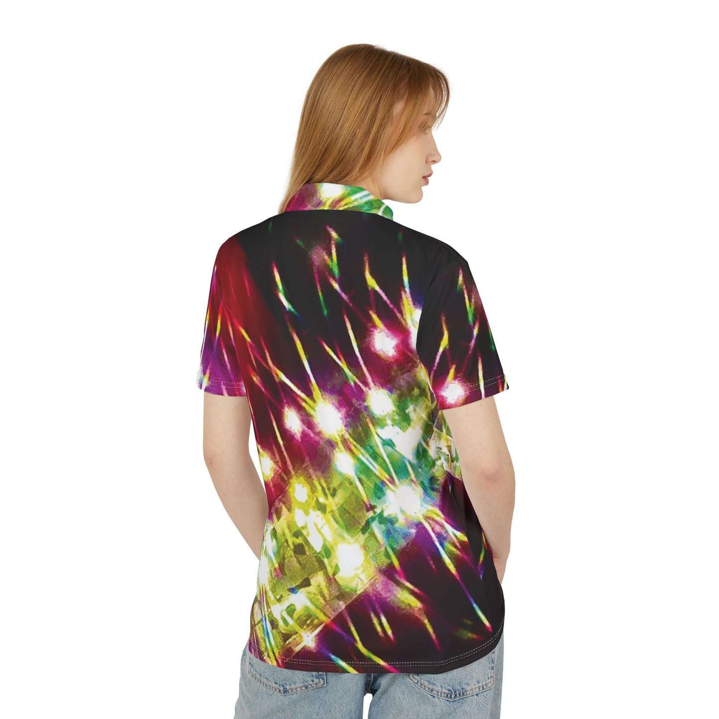 bright lights collared tee