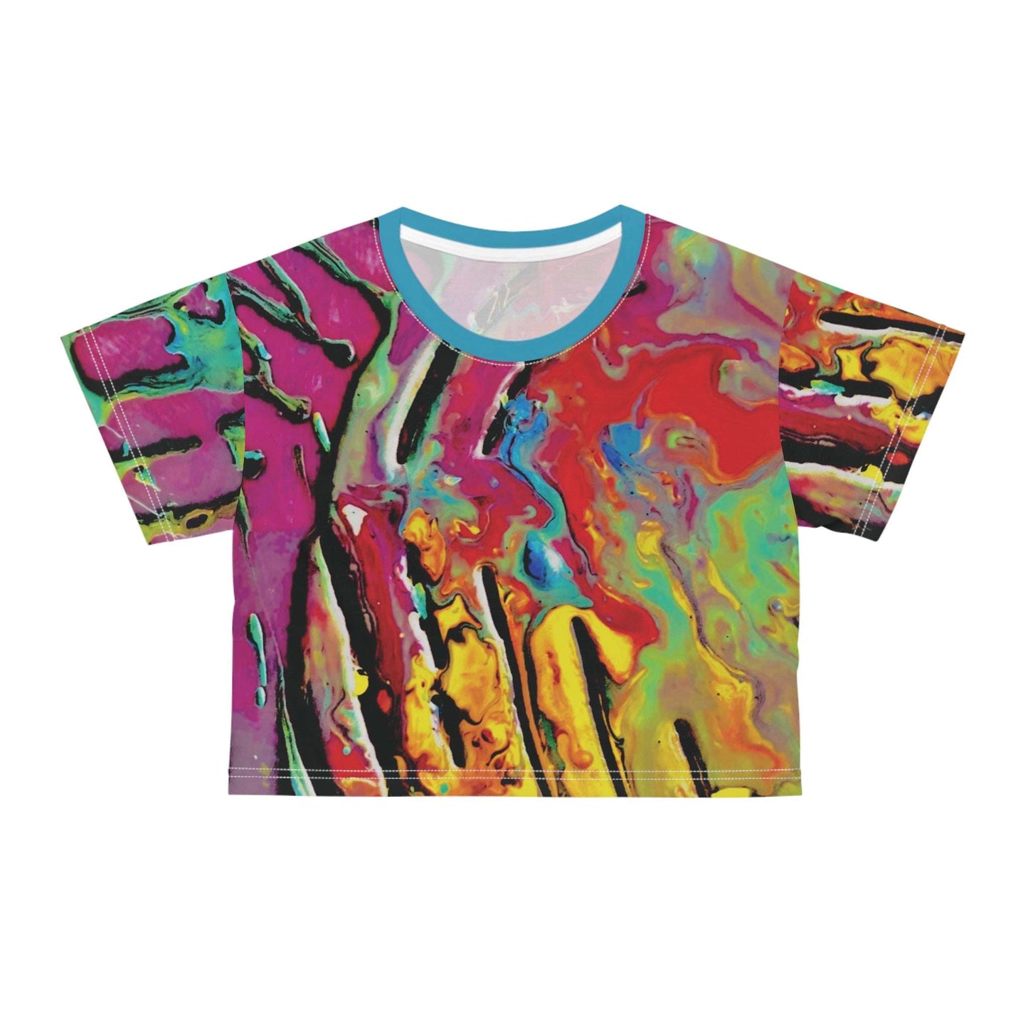 Spilled Over crop tee