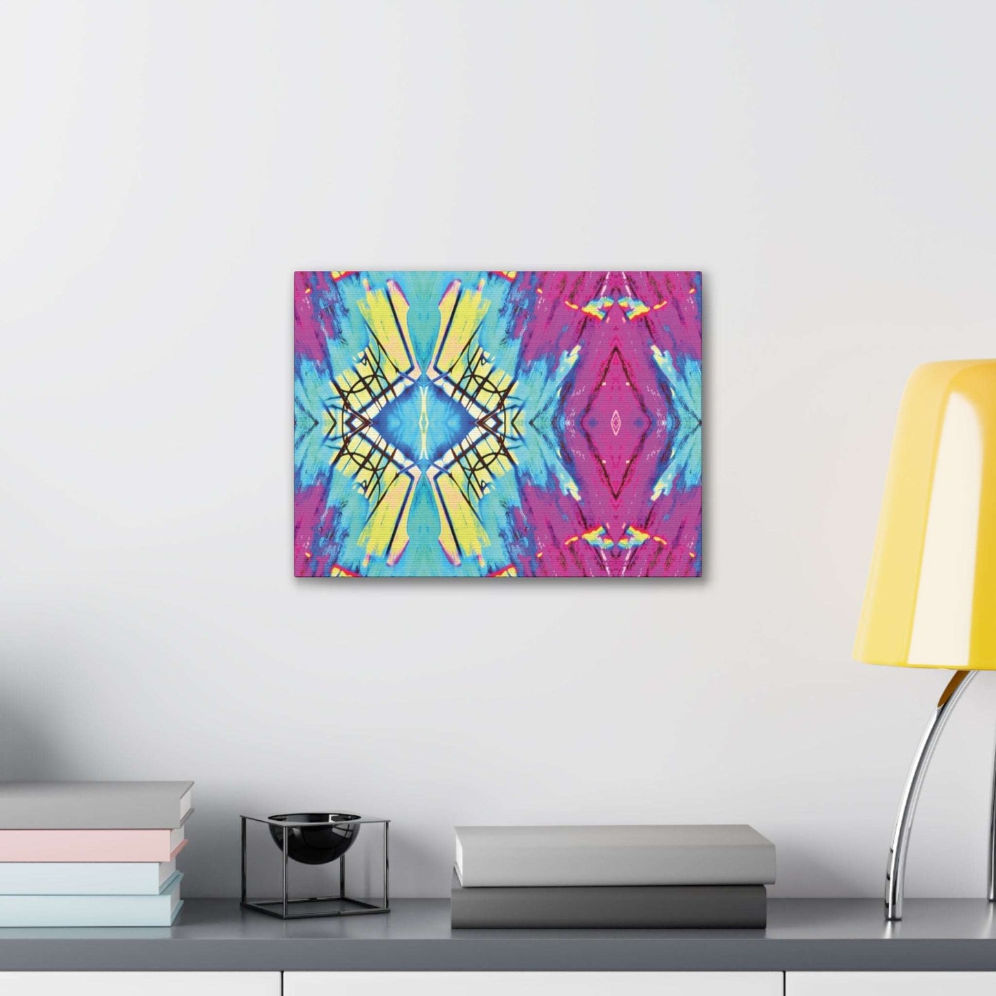 Rainbow lining canvas