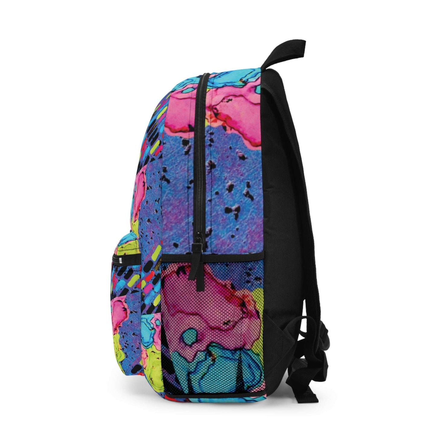 painted retro back pack