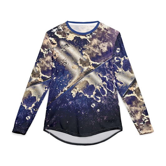 broken blue long sleeve
