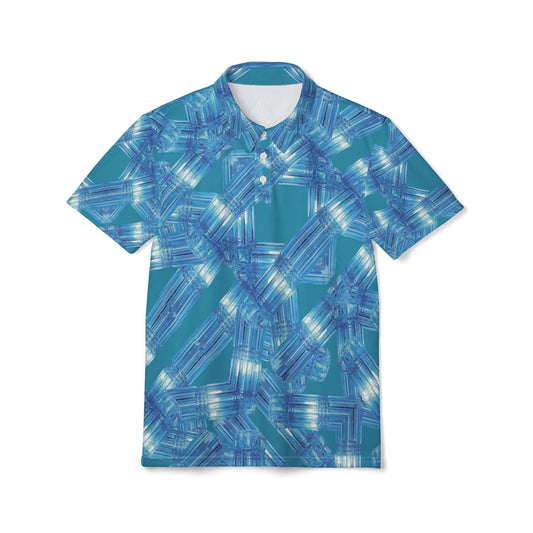 crystal clear collared tee