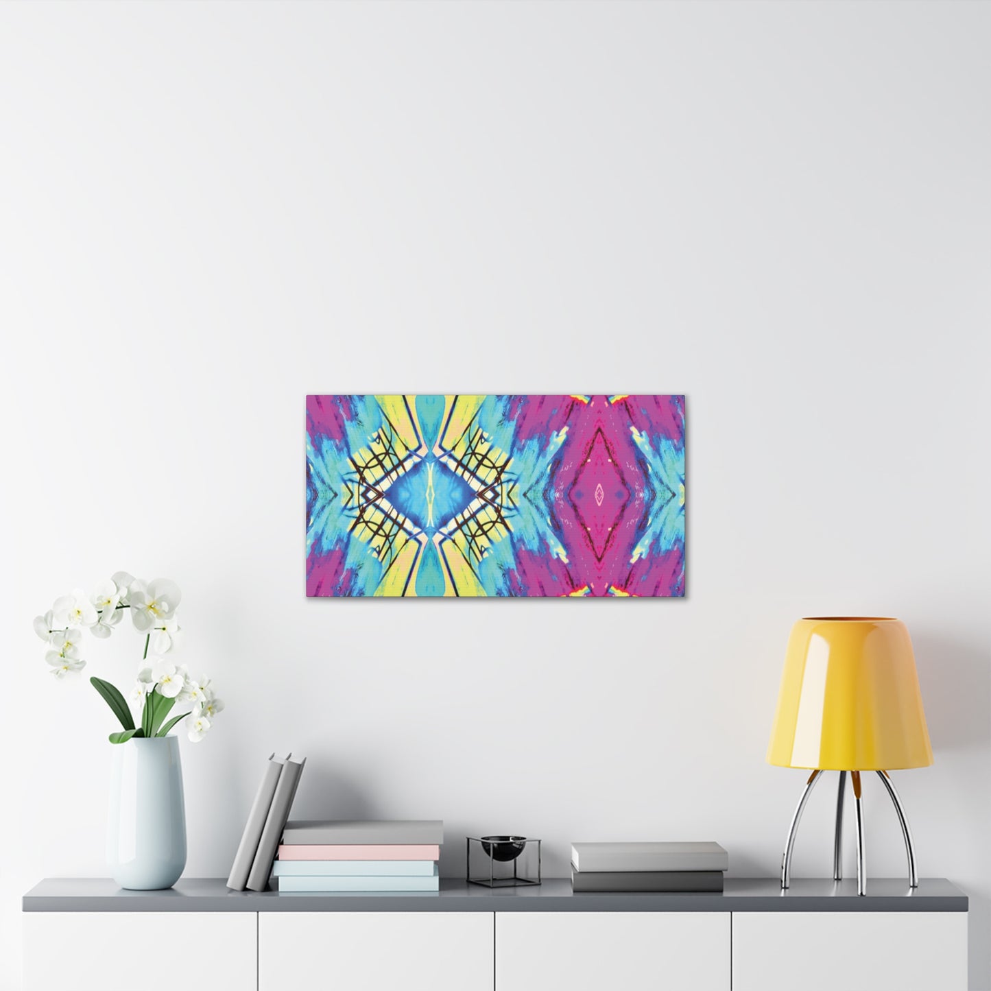 Rainbow lining canvas