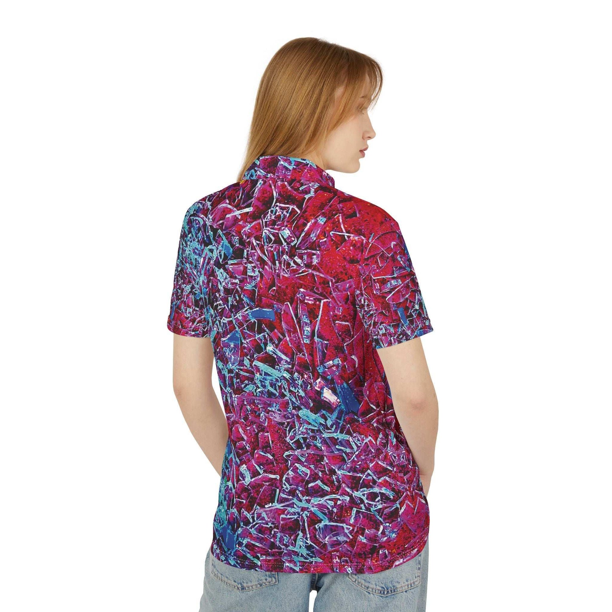 shattered dream collared tee