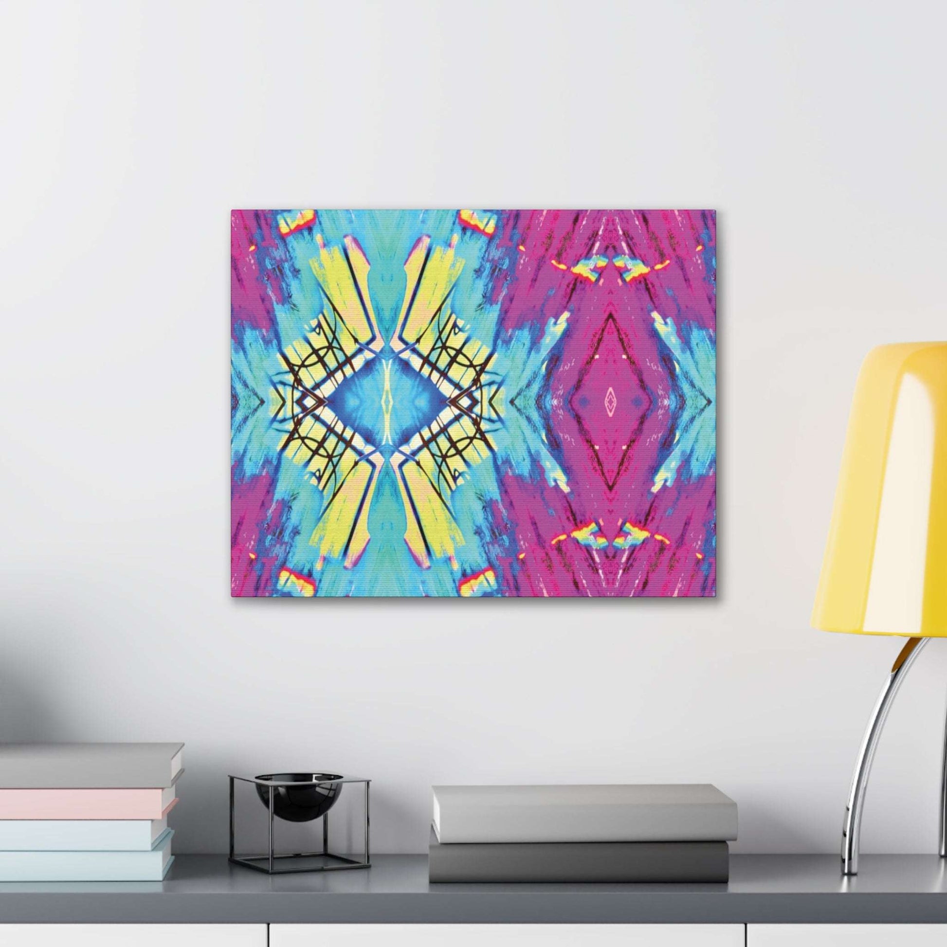 Rainbow lining canvas