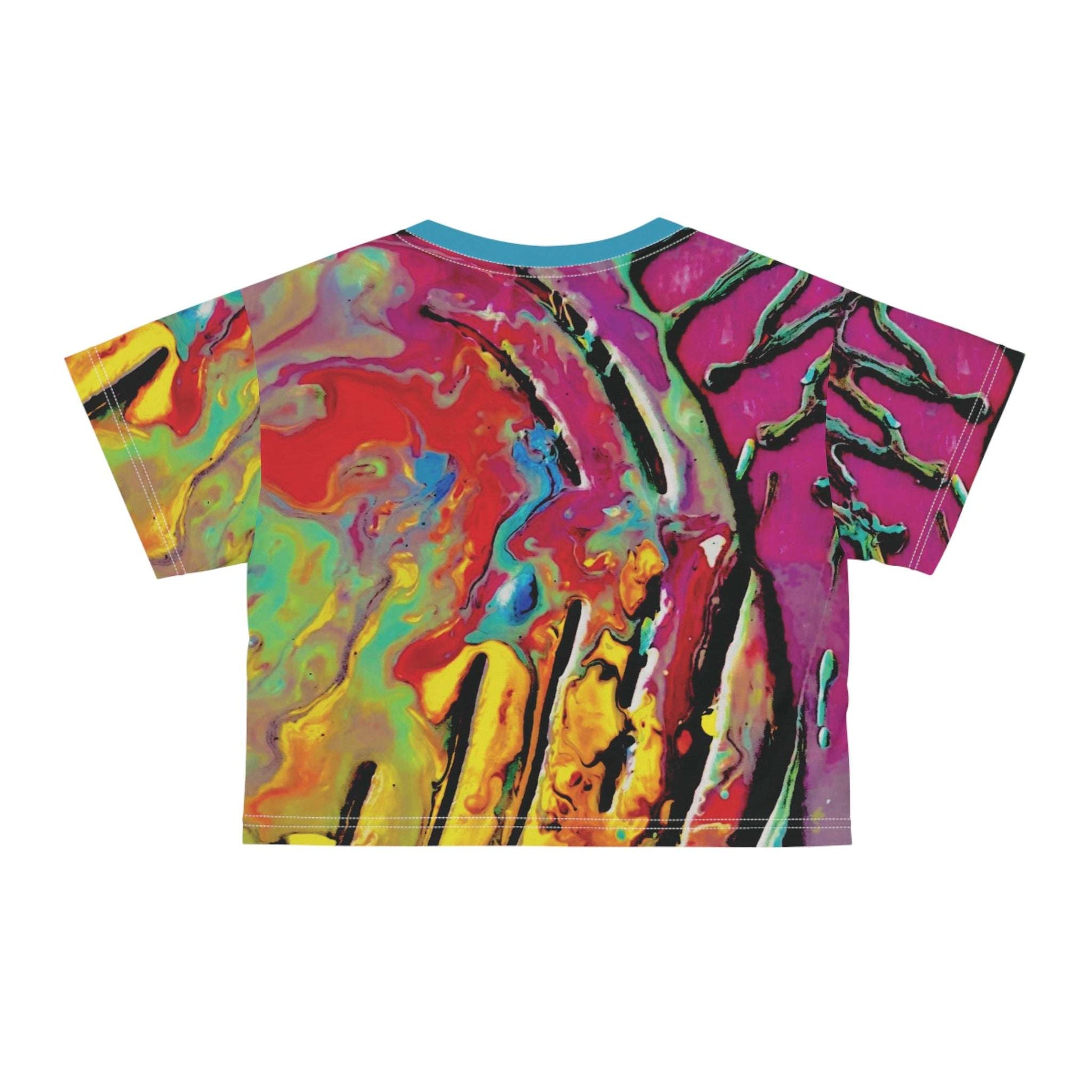 Spilled Over crop tee