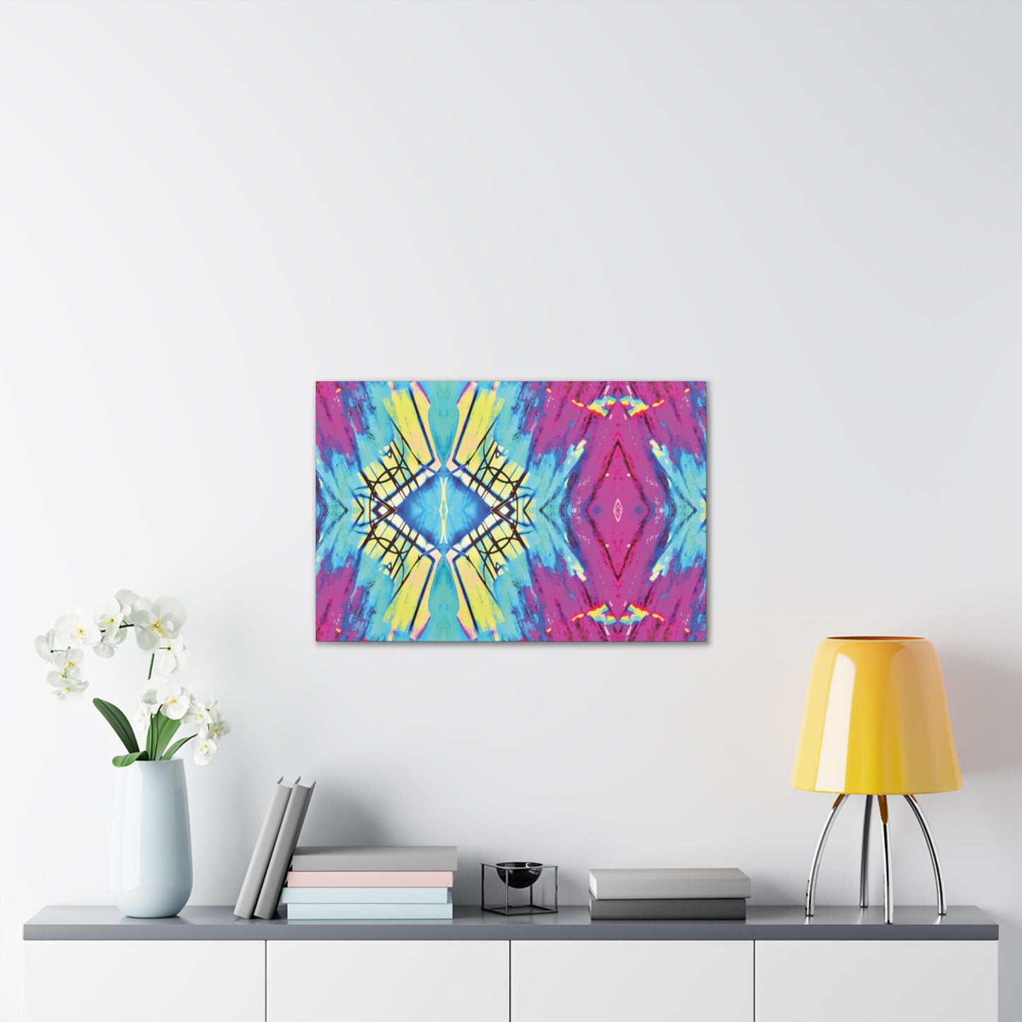 Rainbow lining canvas