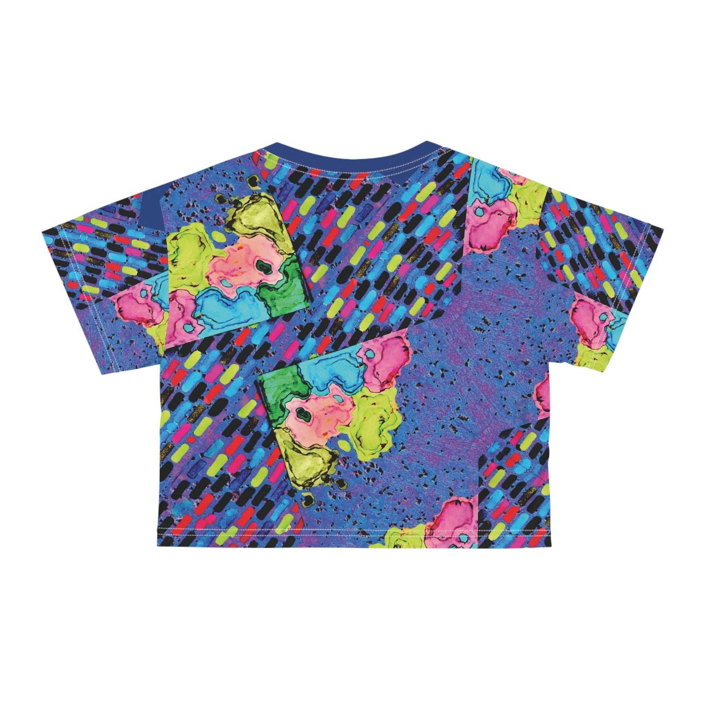 painted retro crop