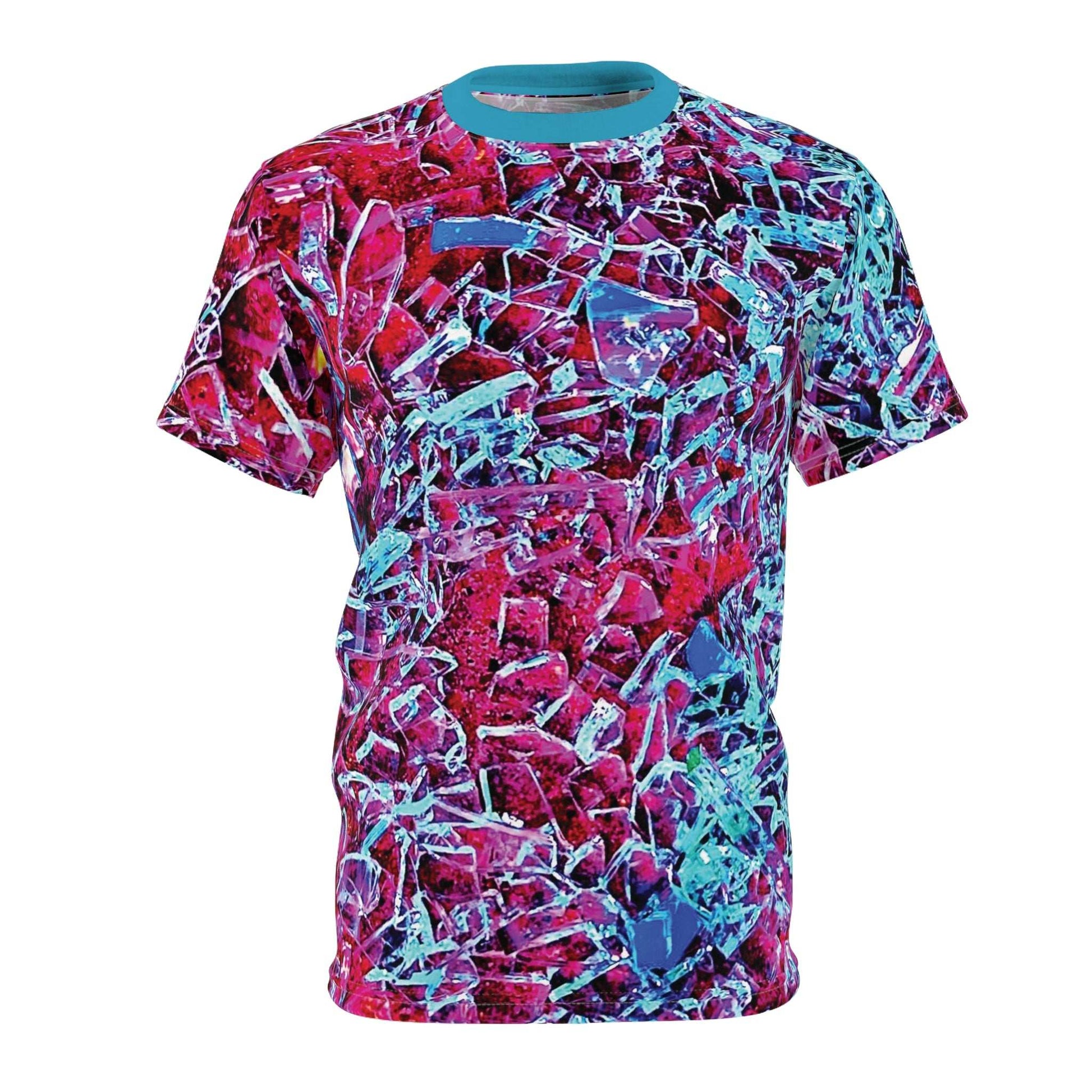 Shattered Dream – Bold Abstract Glass Pattern Tee