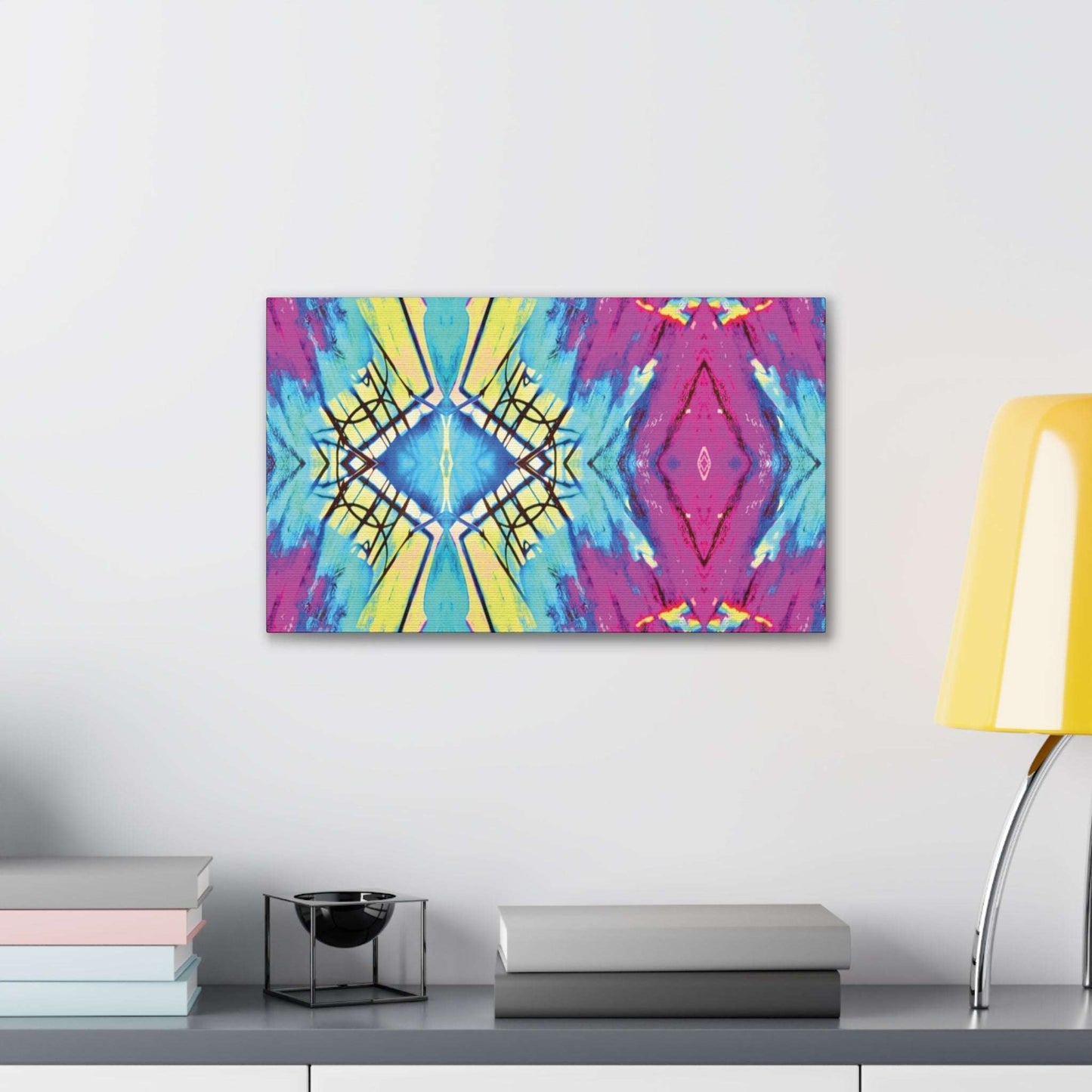 Rainbow lining canvas