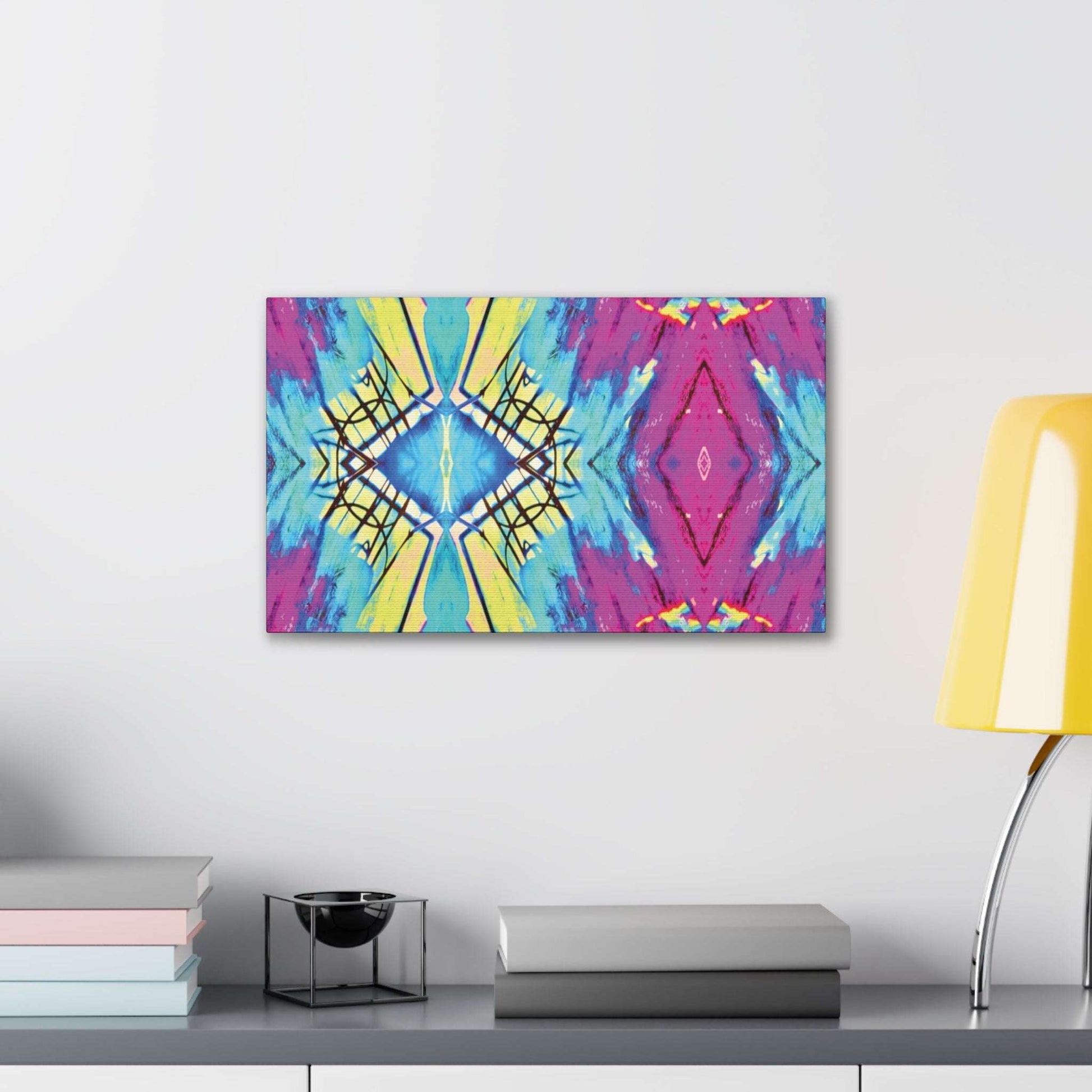 Rainbow lining canvas