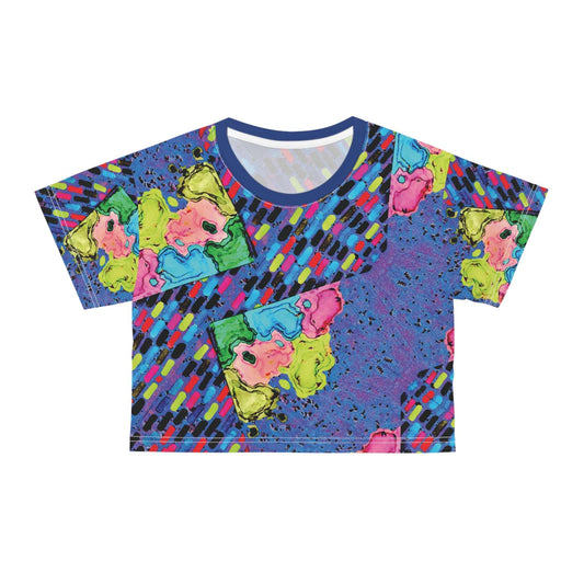 painted retro crop